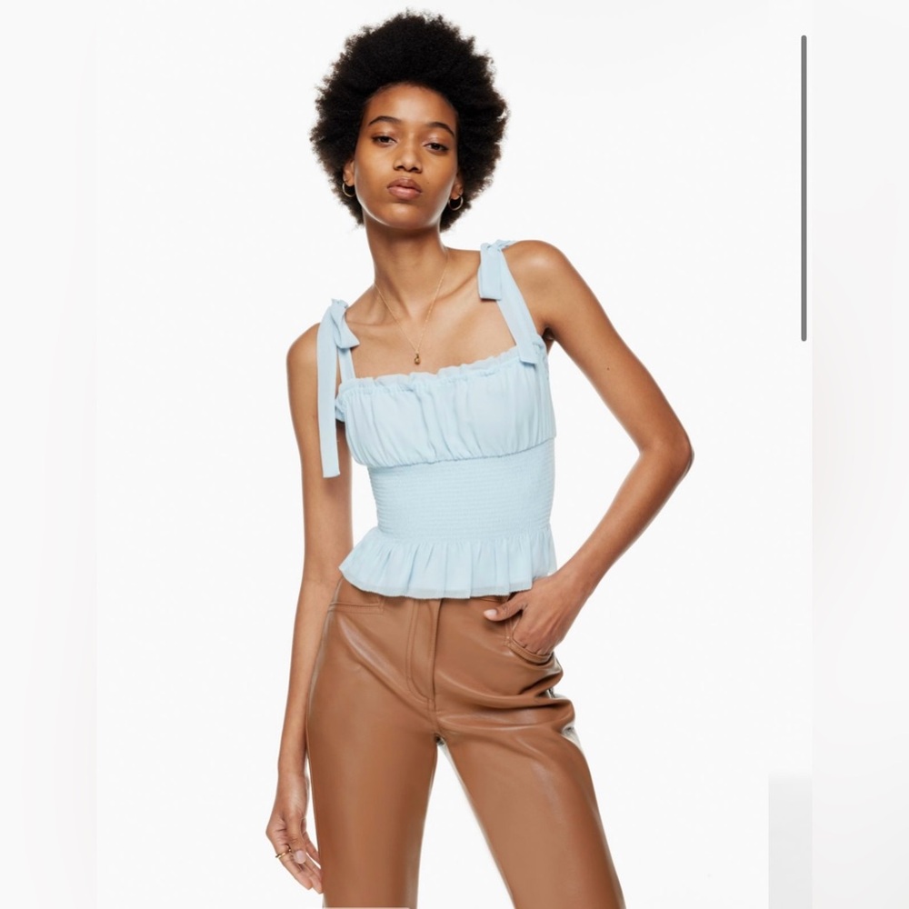 Aritzia Wilfred Ballad Camisole in Red